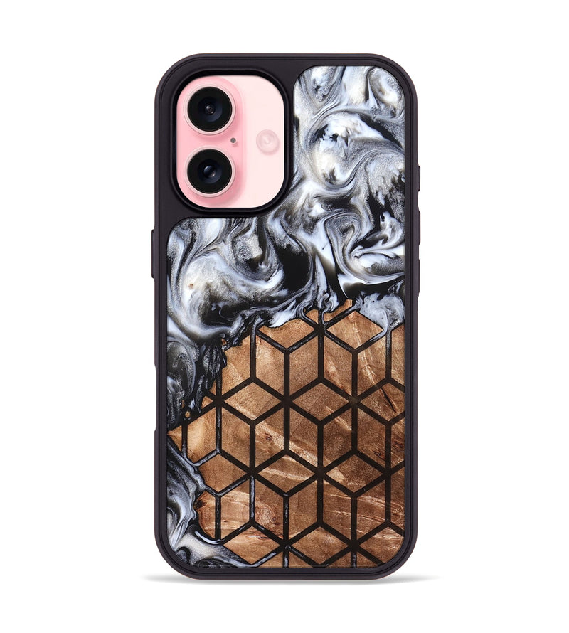 iPhone 16 Wood Phone Case - Alianna (Pattern, 822063)