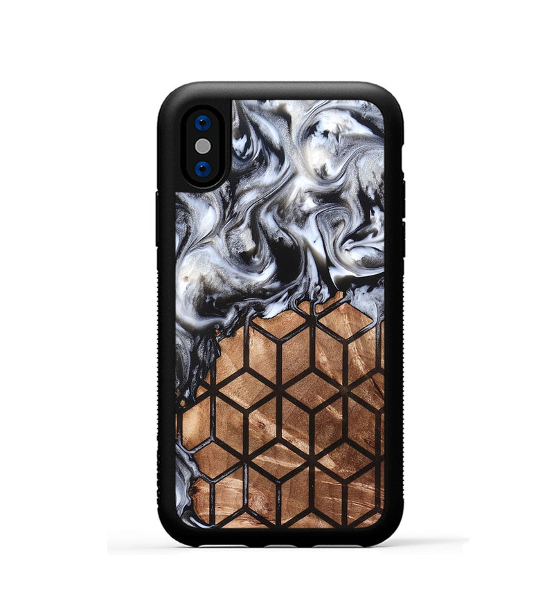 iPhone Xs Wood Phone Case - Alianna (Pattern, 822063)