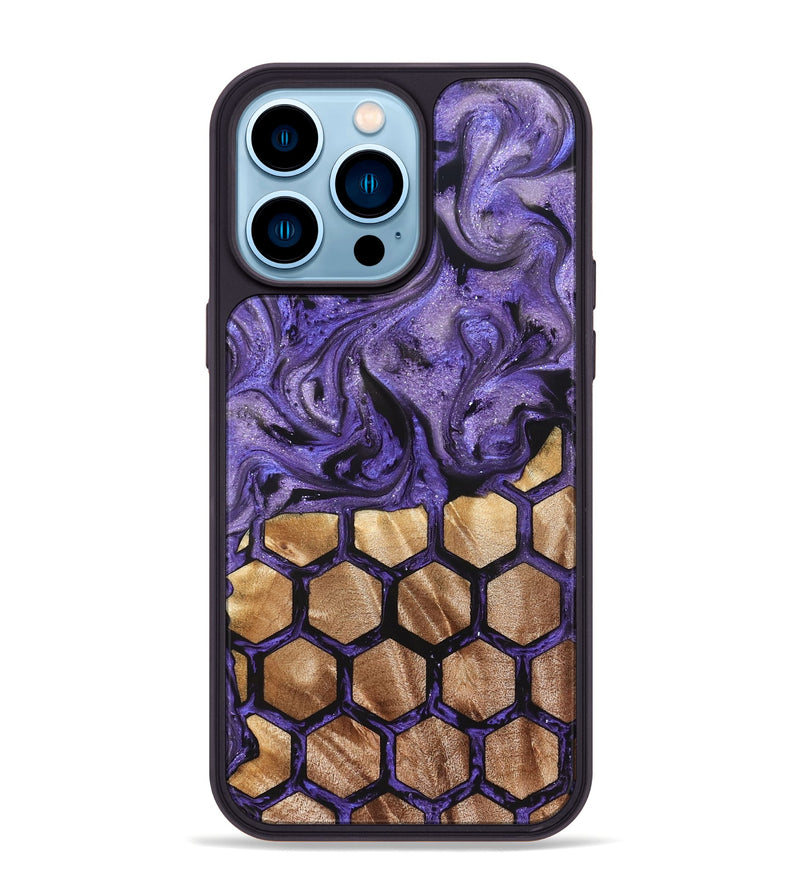 iPhone 14 Pro Max Wood Phone Case - Wilber (Pattern, 822066)
