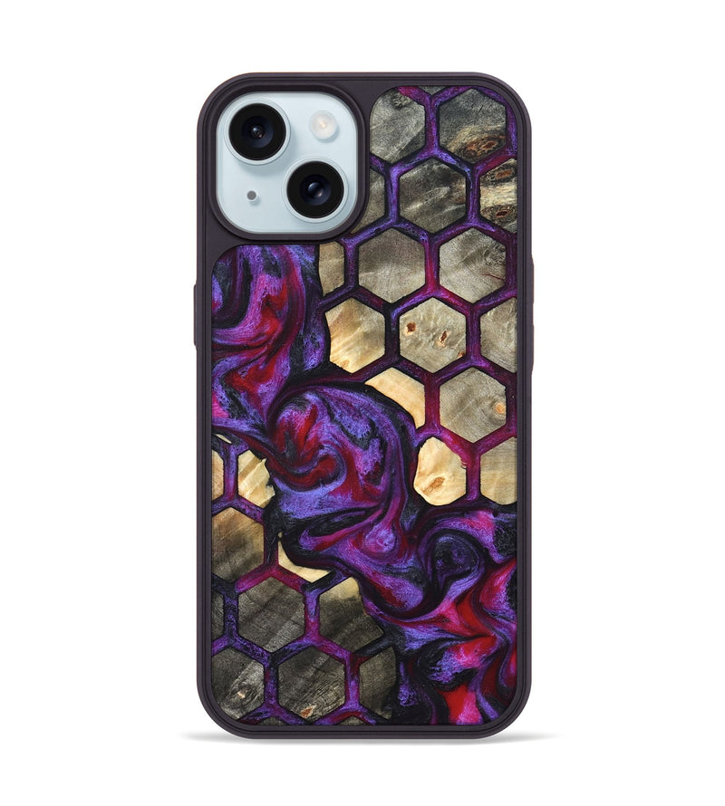 iPhone 15 Wood Phone Case - Freyja (Pattern, 822071)