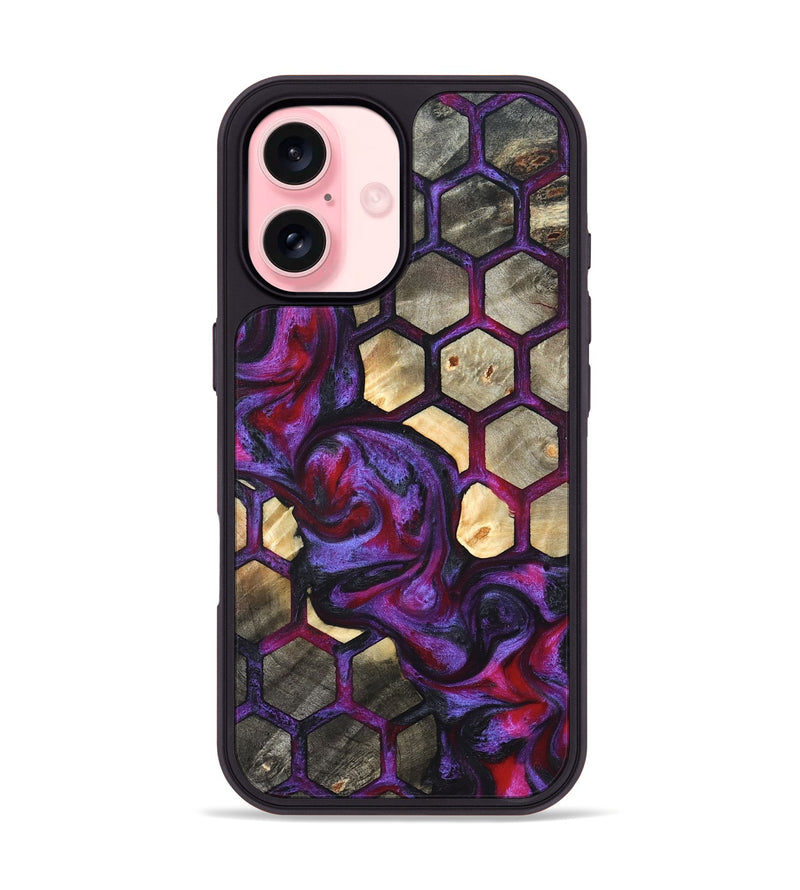 iPhone 16 Wood Phone Case - Freyja (Pattern, 822071)