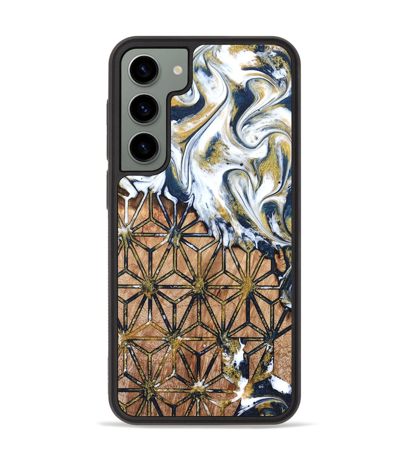 Galaxy S23 Plus Wood Phone Case - Green (Pattern, 822072)
