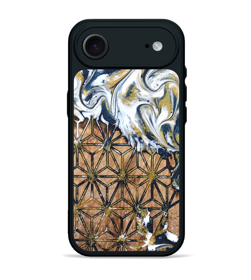 iPhone 17 Air Wood Phone Case - Green (Pattern, 822072)