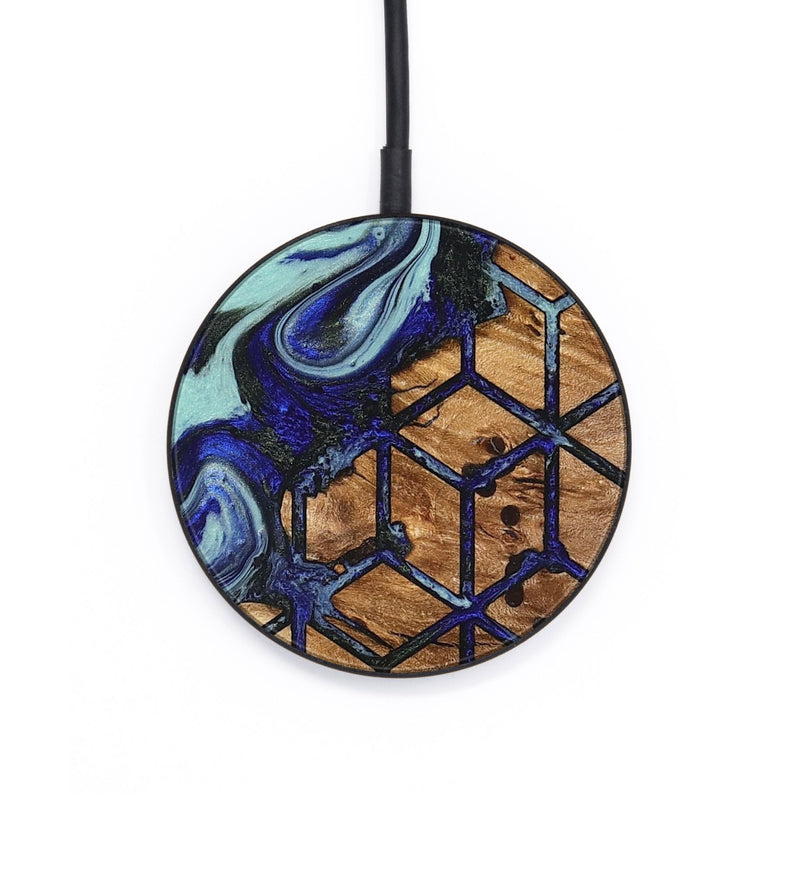 Circle Wood Wireless Charger - Lanny (Pattern, 822076)