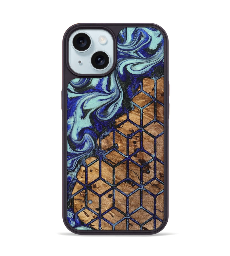 iPhone 15 Wood Phone Case - Lanny (Pattern, 822076)
