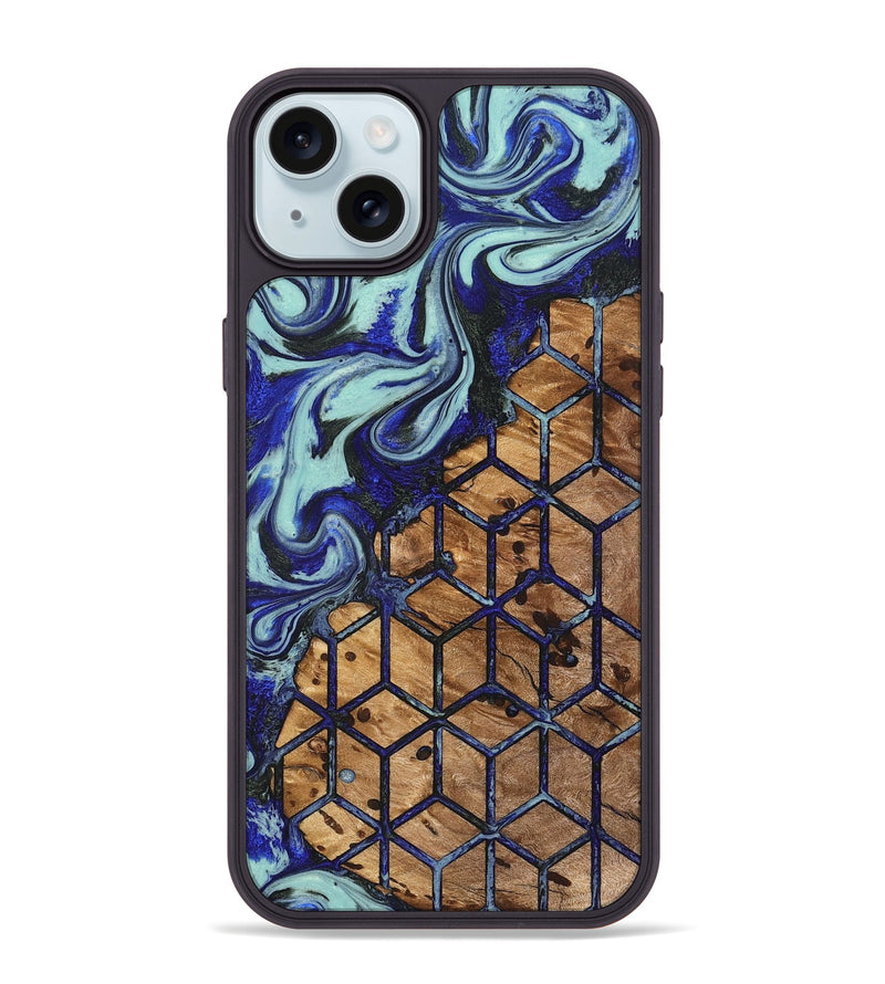 iPhone 15 Plus Wood Phone Case - Lanny (Pattern, 822076)
