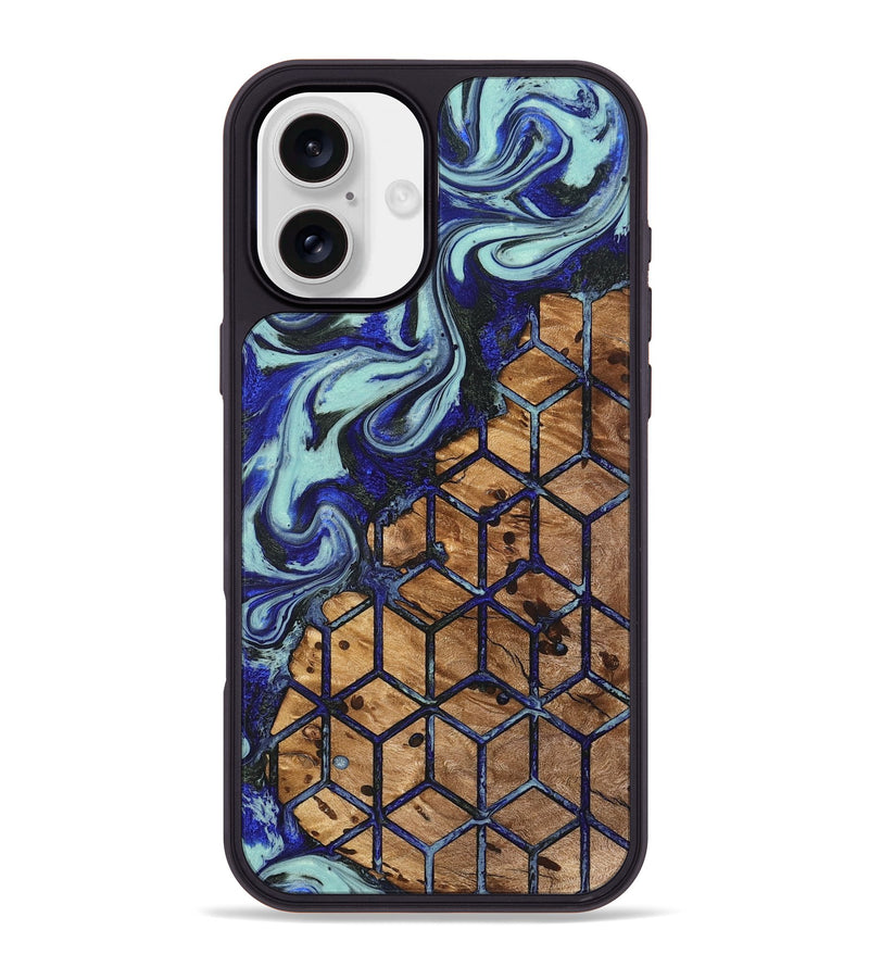 iPhone 16 Plus Wood Phone Case - Lanny (Pattern, 822076)