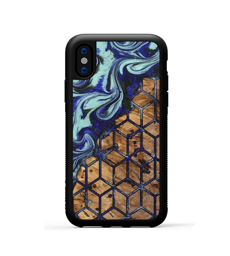 iPhone Xs Wood Phone Case - Lanny (Pattern, 822076)