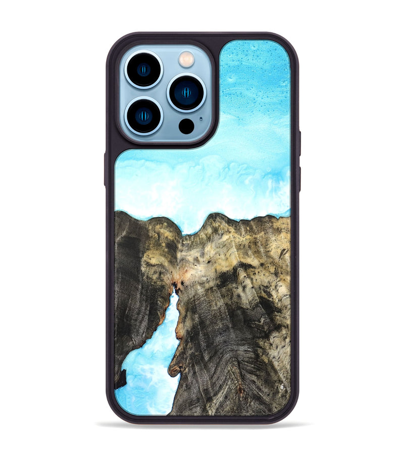 iPhone 14 Pro Max Wood Phone Case - Bethzy (Coastal, 822081)