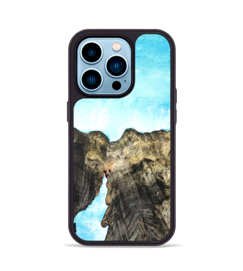 iPhone 14 Pro Wood Phone Case - Bethzy (Coastal, 822081)