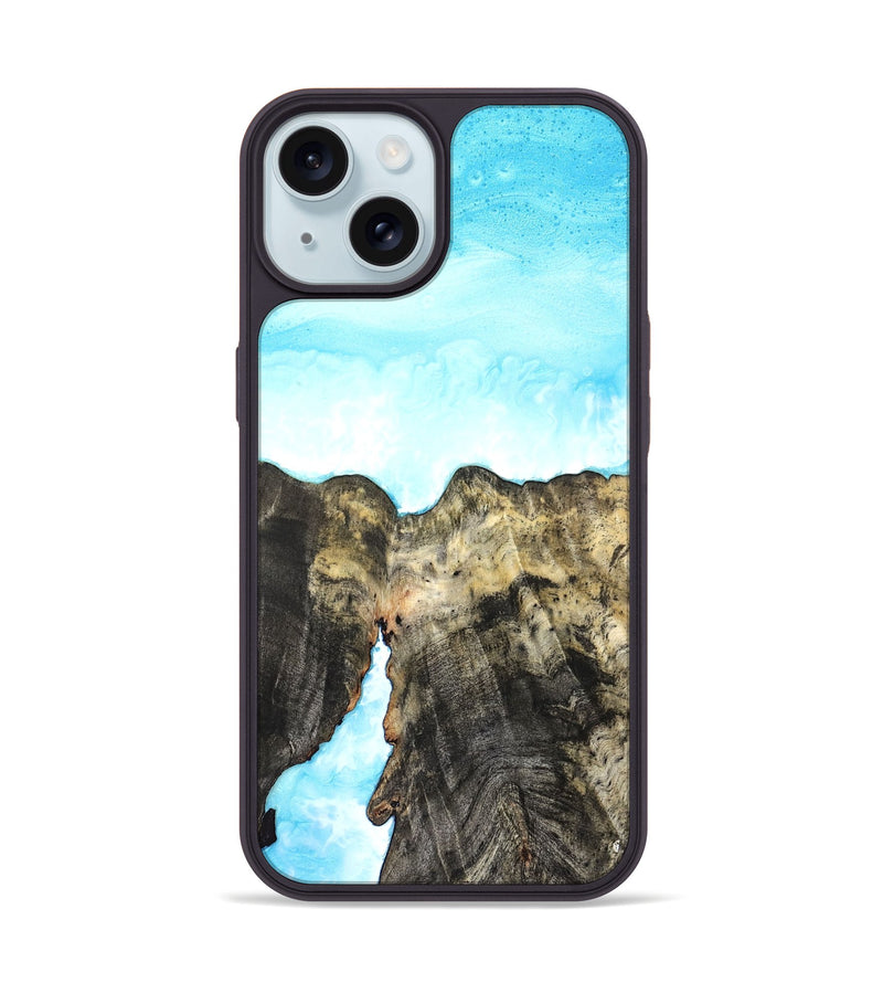 iPhone 15 Wood Phone Case - Bethzy (Coastal, 822081)