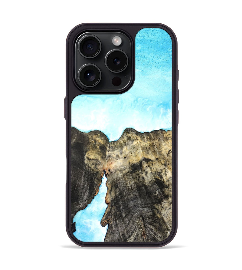 iPhone 16 Pro Wood Phone Case - Bethzy (Coastal, 822081)