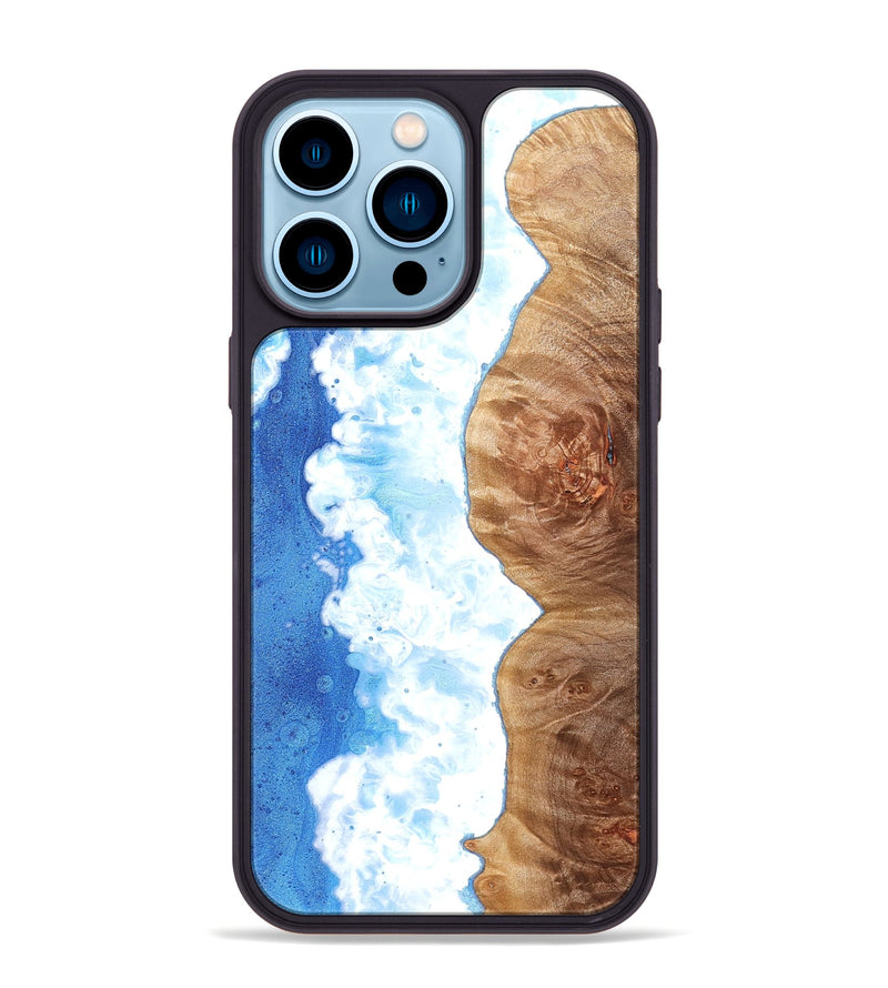 iPhone 14 Pro Max Wood Phone Case - Sena (Coastal, 822083)
