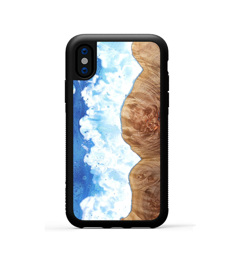 iPhone Xs Wood Phone Case - Sena (Coastal, 822083)