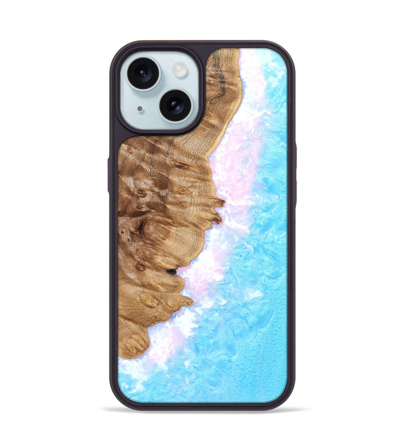 iPhone 15 Wood Phone Case - Ferne (Coastal, 822084)