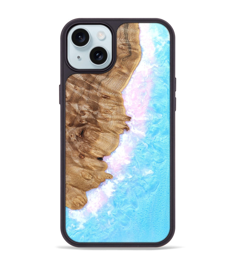 iPhone 15 Plus Wood Phone Case - Ferne (Coastal, 822084)
