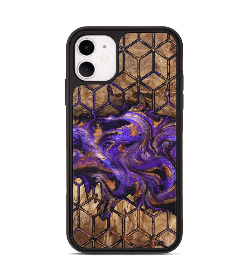 iPhone 11 Wood Phone Case - Dandre (Pattern, 822087)