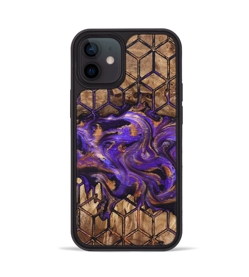iPhone 12 Wood Phone Case - Dandre (Pattern, 822087)