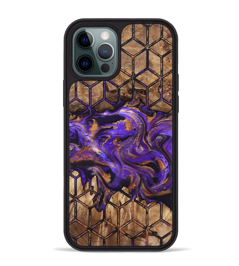 iPhone 12 Pro Max Wood Phone Case - Dandre (Pattern, 822087)
