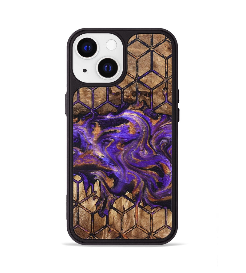 iPhone 13 Wood Phone Case - Dandre (Pattern, 822087)