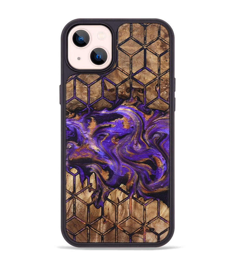 iPhone 14 Plus Wood Phone Case - Dandre (Pattern, 822087)