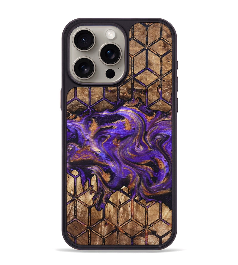iPhone 15 Pro Max Wood Phone Case - Dandre (Pattern, 822087)