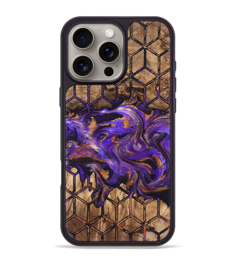 iPhone 16 Pro Max Wood Phone Case - Dandre (Pattern, 822087)