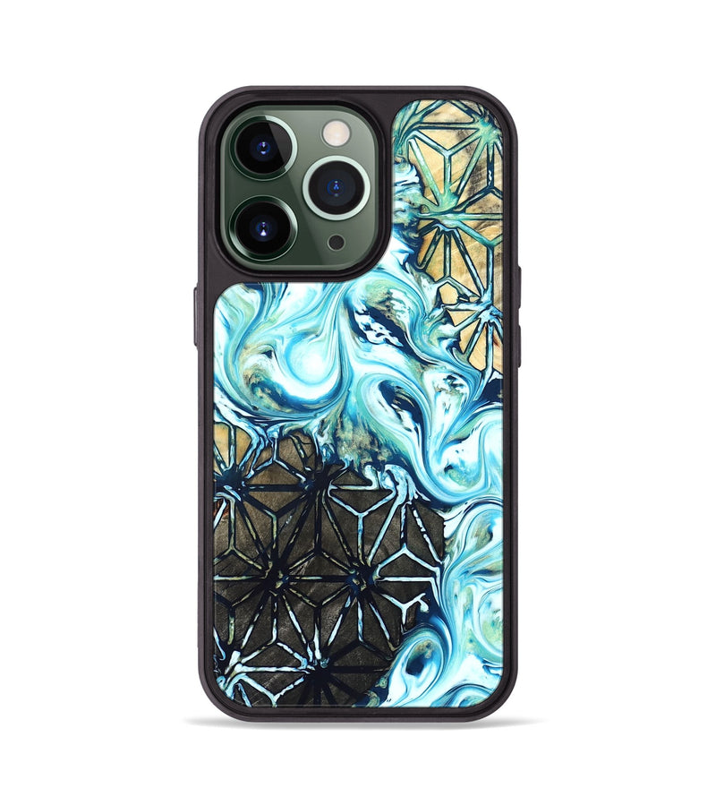 iPhone 13 Pro Wood Phone Case - Alva (Pattern, 822088)