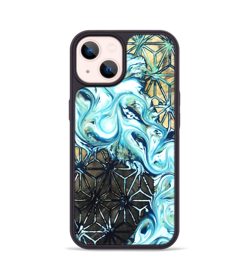 iPhone 14 Wood Phone Case - Alva (Pattern, 822088)