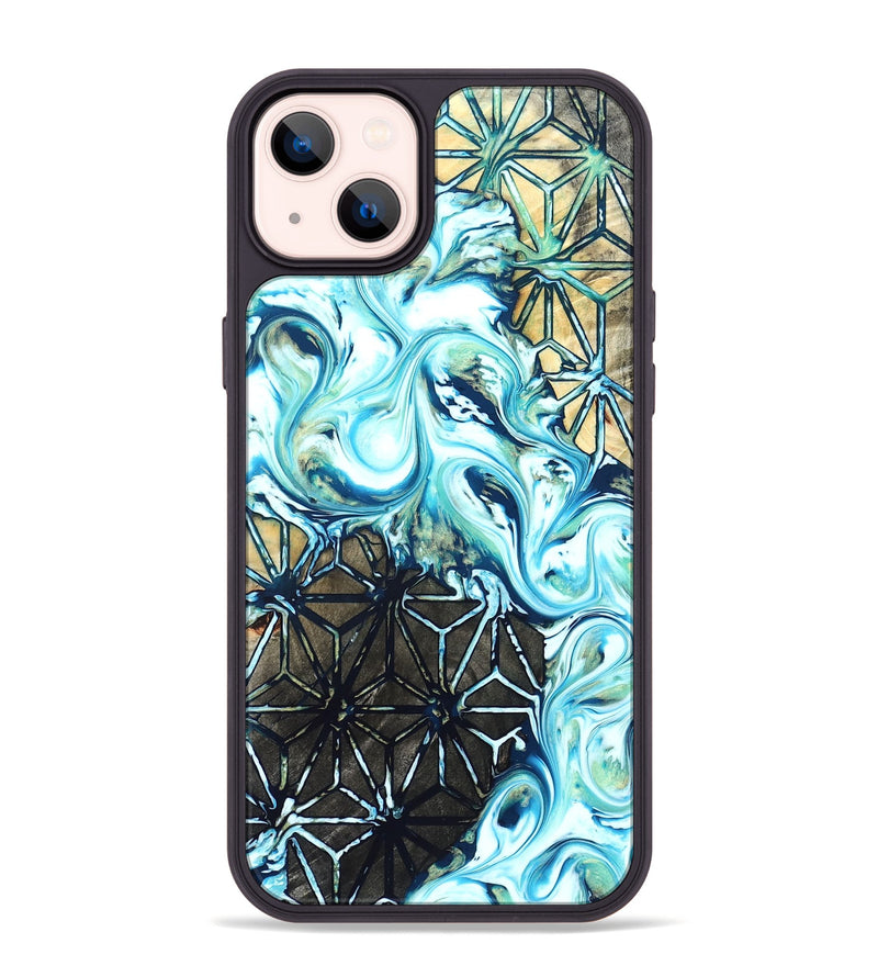 iPhone 14 Plus Wood Phone Case - Alva (Pattern, 822088)