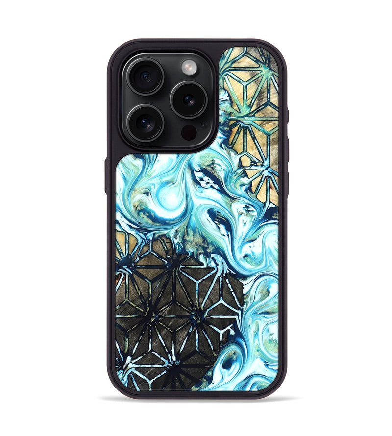 iPhone 15 Pro Wood Phone Case - Alva (Pattern, 822088)