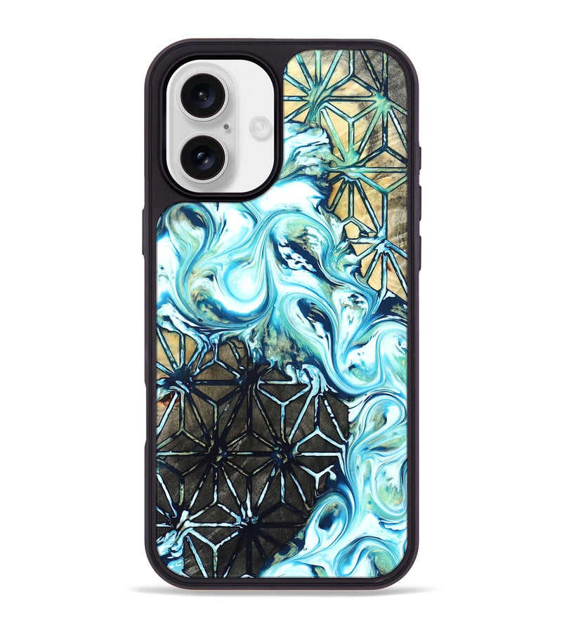 iPhone 16 Plus Wood Phone Case - Alva (Pattern, 822088)