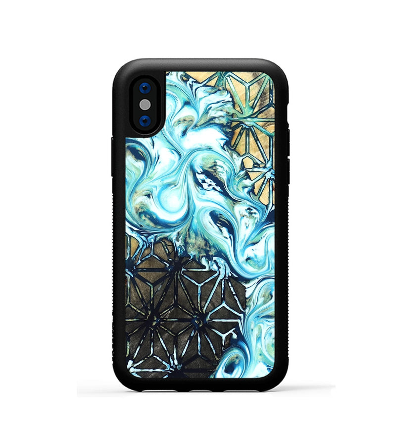 iPhone Xs Wood Phone Case - Alva (Pattern, 822088)