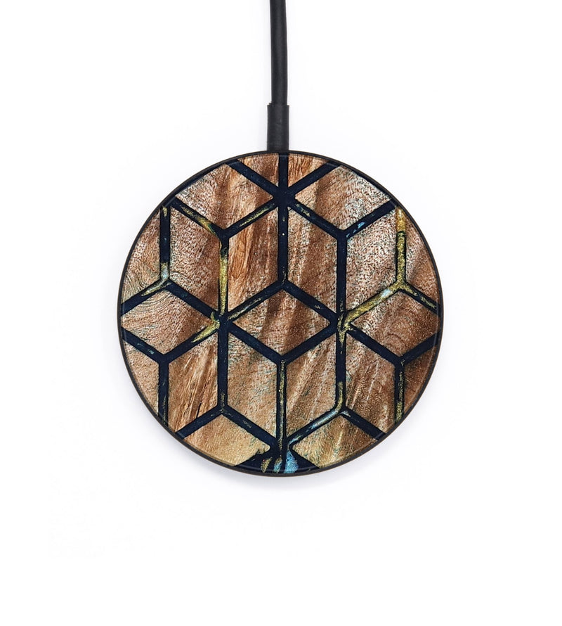 Circle Wood Wireless Charger - Adda (Pattern, 822089)