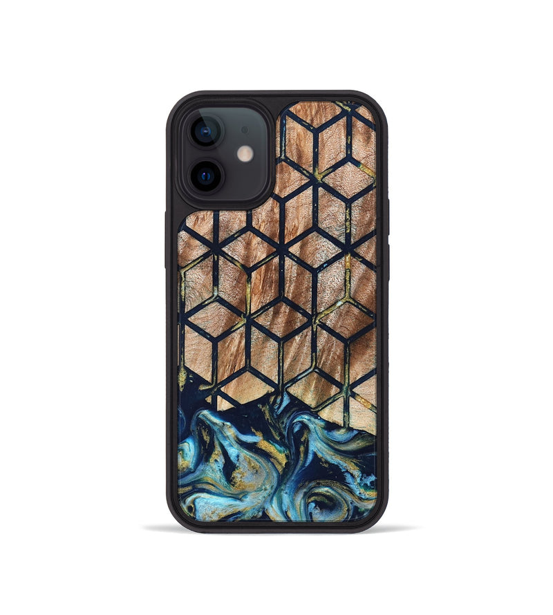 iPhone 12 mini Wood Phone Case - Adda (Pattern, 822089)
