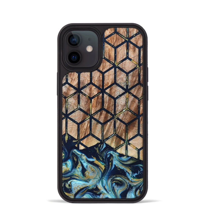 iPhone 12 Wood Phone Case - Adda (Pattern, 822089)