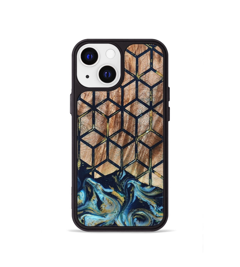 iPhone 13 mini Wood Phone Case - Adda (Pattern, 822089)