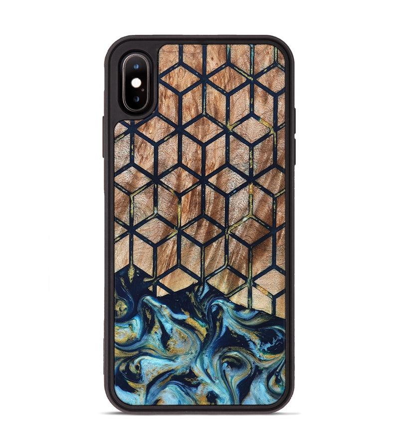 iPhone Xs Max Wood Phone Case - Adda (Pattern, 822089)