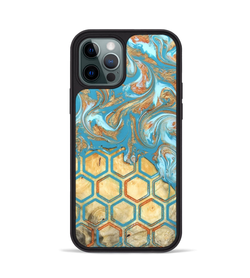 iPhone 12 Pro Wood Phone Case - Rogelio (Pattern, 822092)