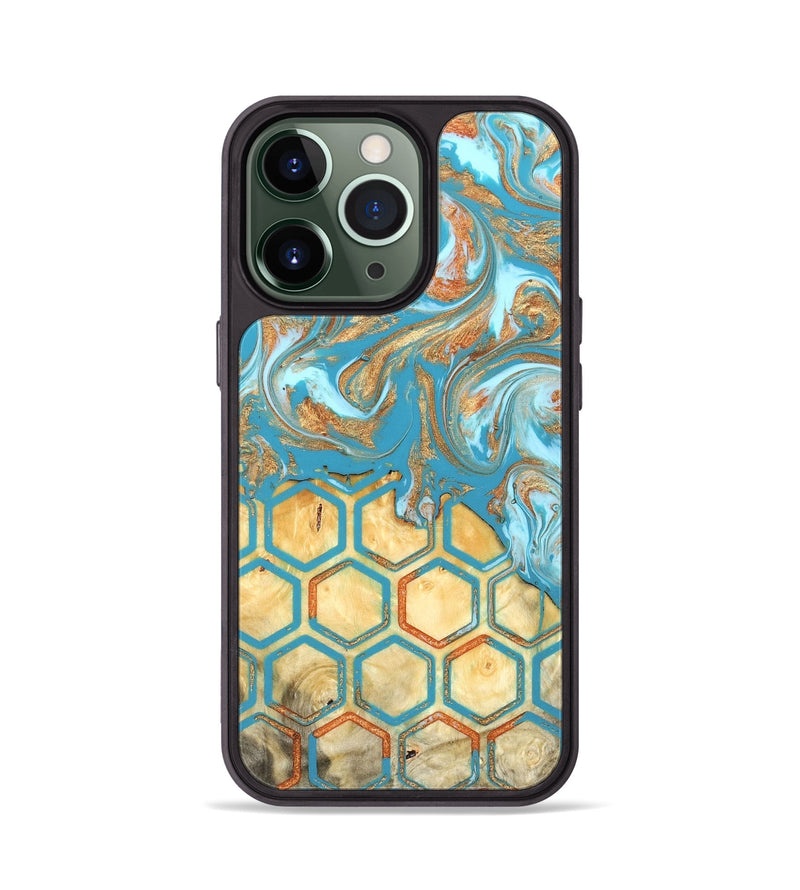 iPhone 13 Pro Wood Phone Case - Rogelio (Pattern, 822092)