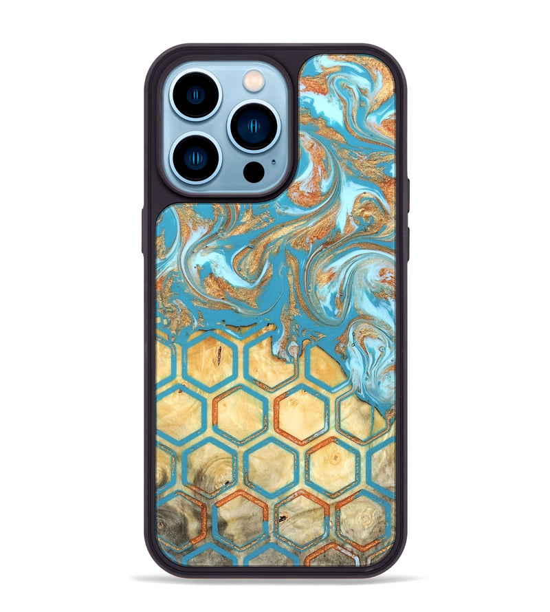 iPhone 14 Pro Max Wood Phone Case - Rogelio (Pattern, 822092)
