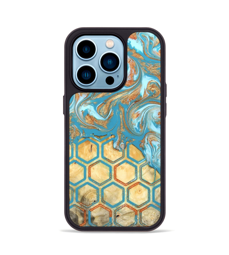 iPhone 14 Pro Wood Phone Case - Rogelio (Pattern, 822092)