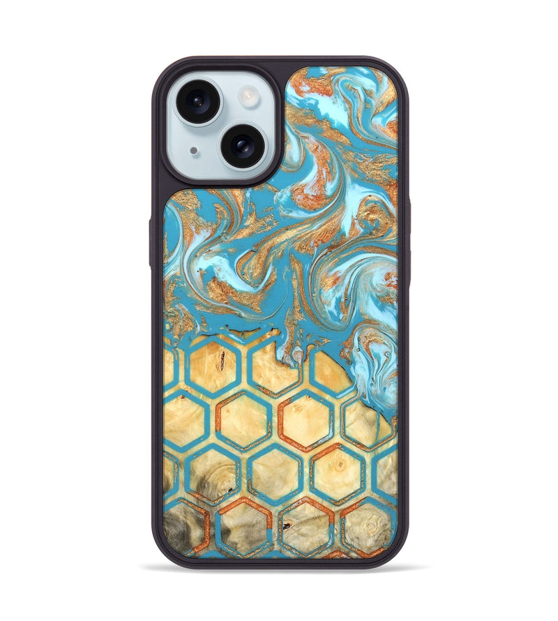 iPhone 15 Wood Phone Case - Rogelio (Pattern, 822092)