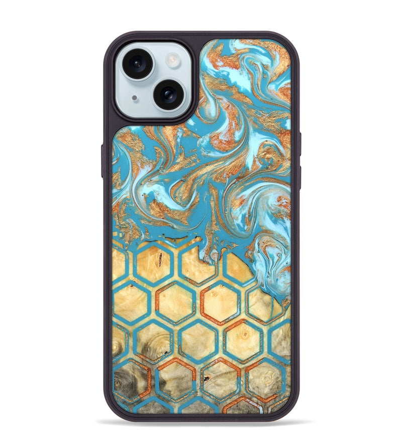 iPhone 15 Plus Wood Phone Case - Rogelio (Pattern, 822092)