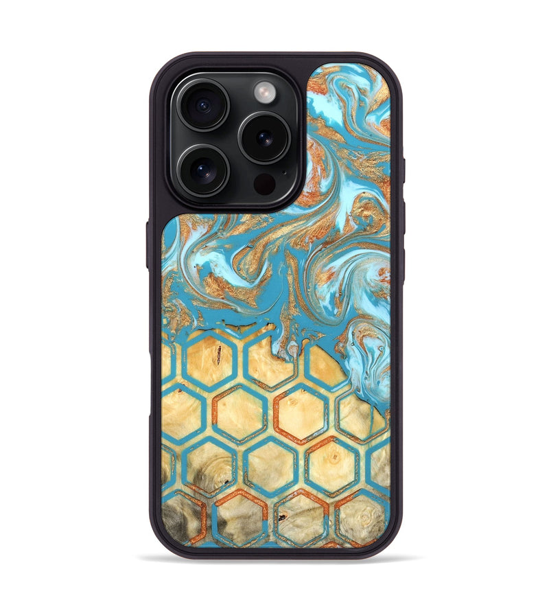 iPhone 16 Pro Wood Phone Case - Rogelio (Pattern, 822092)