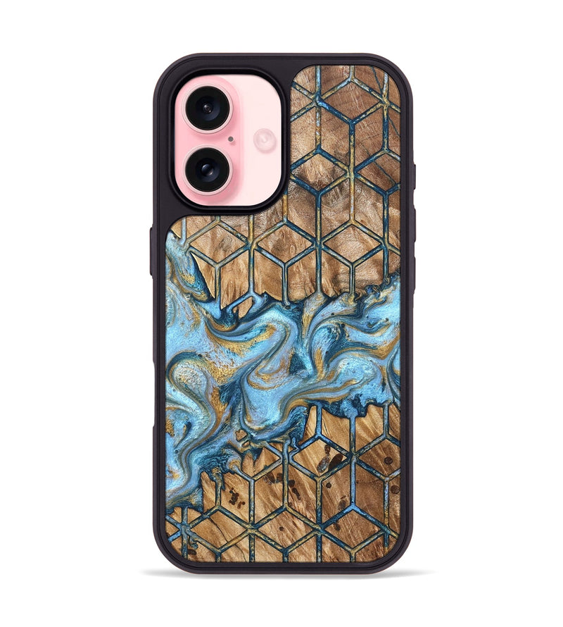 iPhone 16 Wood Phone Case - Gerald (Pattern, 822096)