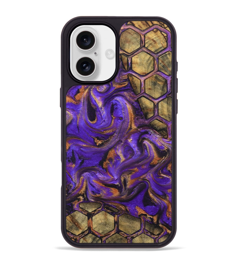 iPhone 16 Plus Wood Phone Case - Darion (Pattern, 822097)