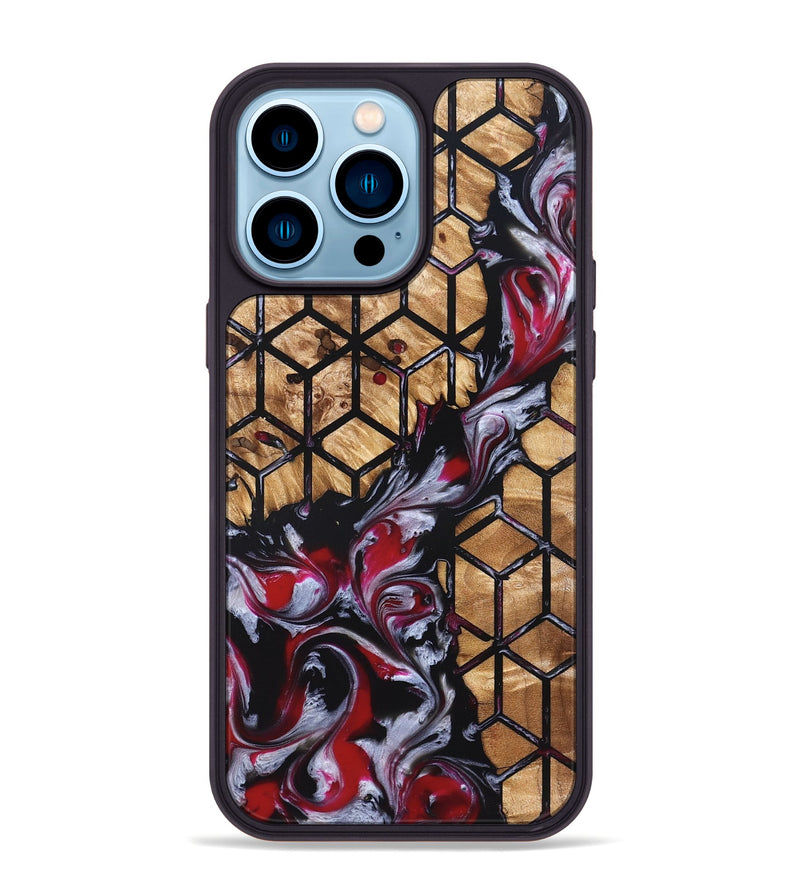 iPhone 14 Pro Max Wood Phone Case - Jared (Pattern, 822098)