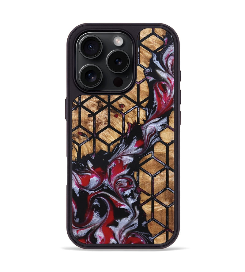 iPhone 16 Pro Wood Phone Case - Jared (Pattern, 822098)