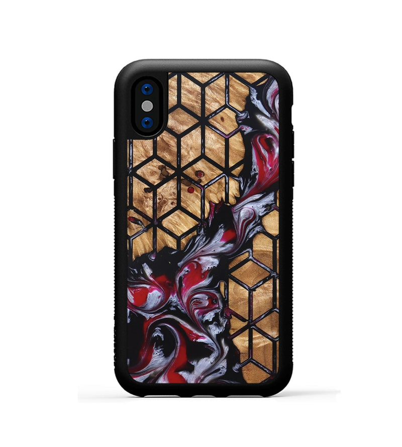 iPhone Xs Wood Phone Case - Jared (Pattern, 822098)